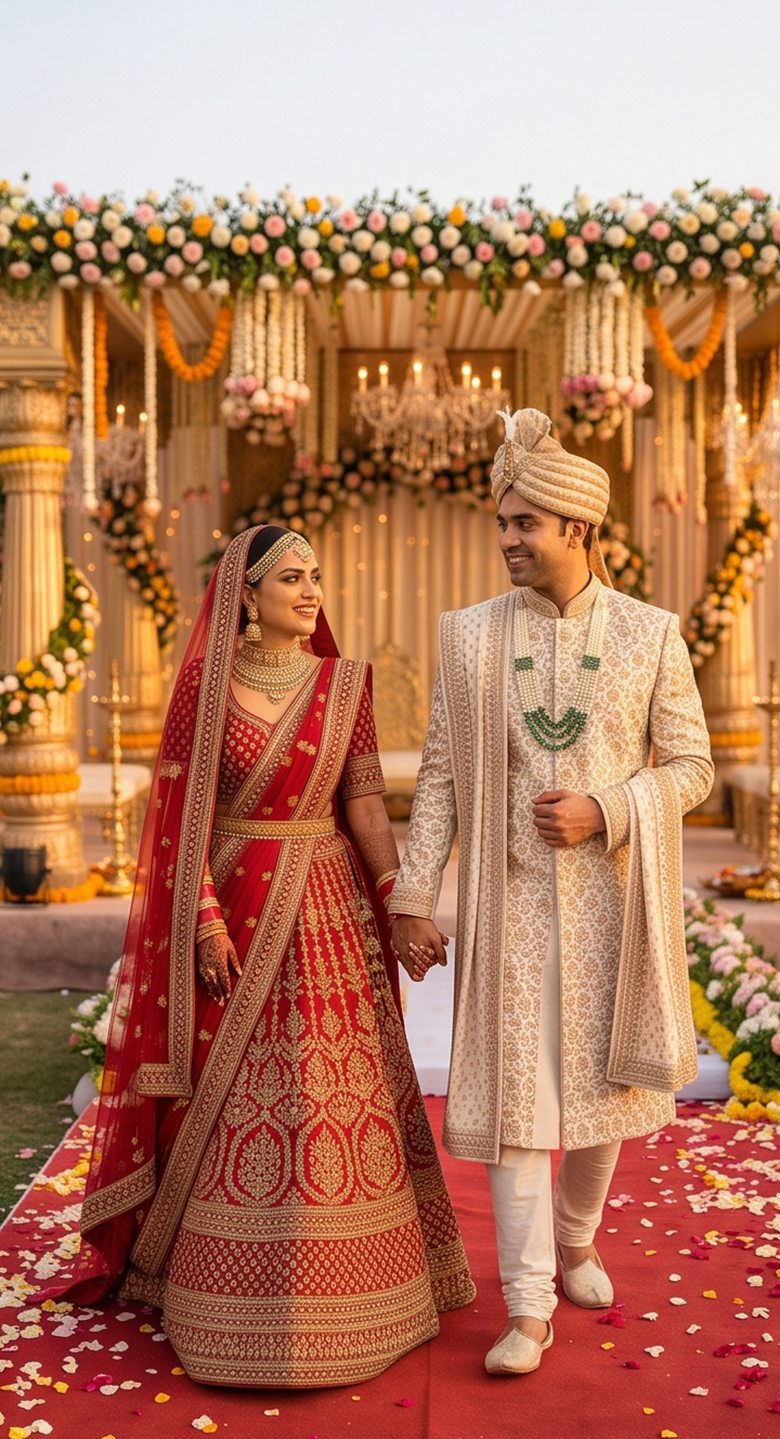 Together at the mandap